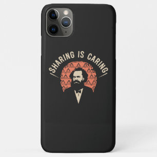 Lachen mit Karl Marx Memes - Sharing ist Gekümmert Case-Mate iPhone Hülle