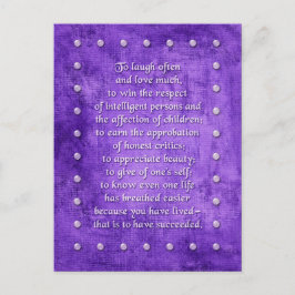 Lachen oft, Liebe viel... Postcard. Postkarte