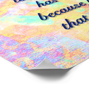 Lachen oft, Liebe viel... Poster Print.