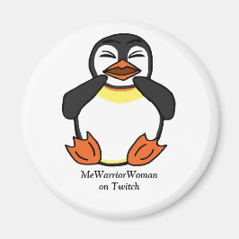 Lachen Pinguin, MeWarriorFrau auf Twitch Magnet