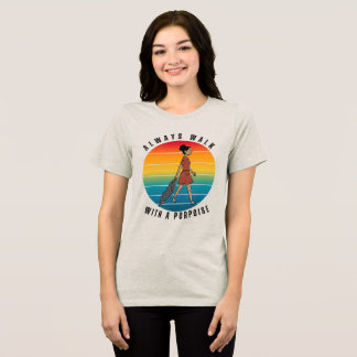 LACHEN SIE IMMER MIT EINEM SCHWEINWAL Tri-Blend SHIRT