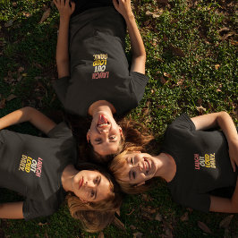 Lachen täglich laut Tri-Blend shirt