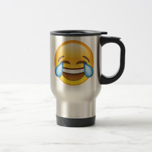 Lachen Tränen weinen von Joy Emoji Reisebecher