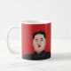 Lachen und ernste Kim Jong-UNO - zwei Bilder Kaffeetasse (Links)