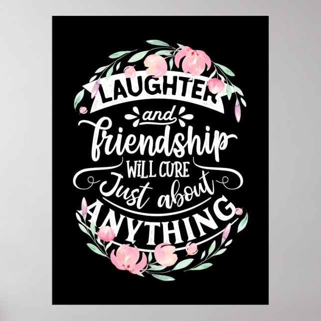 Lachen und Freundschaft Poster (Vorne)