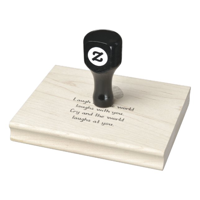 Lachen und Weinen Gummistempel (Stempel)