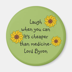 "Lachen, wenn du kannst" Magnet