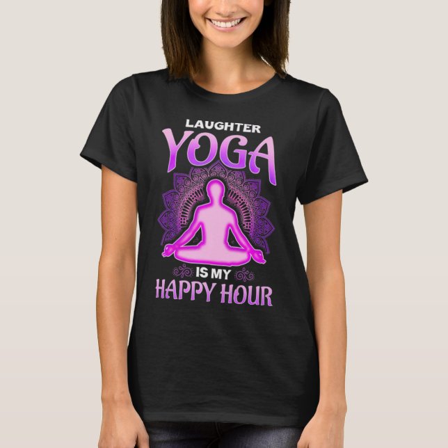 Lachen Yoga ist mein Happy Hour Premium T-Shirt (Vorderseite)