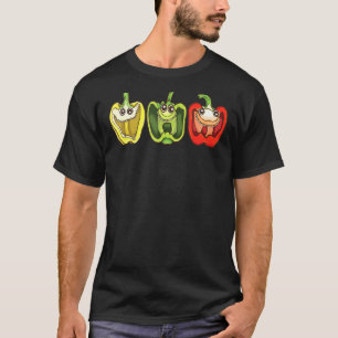 Lachend Bell Paprikaschoten Gardener Spaß Garening T-Shirt