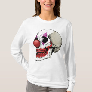 Lachend Clown Skull - Schicksal bis zum Tod T-Shirt