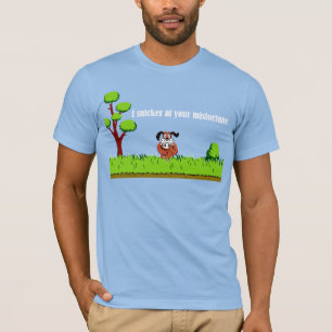 Lachend Hund T-Shirt