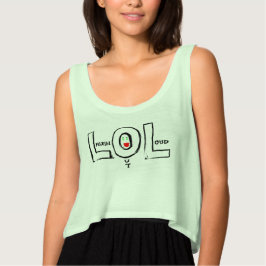 Lachend out LOUD Crop Top