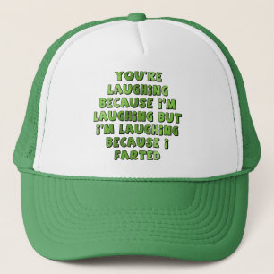 Lachend weil ich lustig gefurzt habe Ball Cap Mütz Truckerkappe
