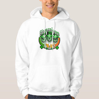 Lachende irische Kobold-Schädel: Shenanigans Hoodie