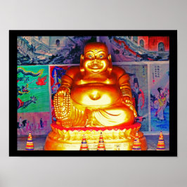 Lachender Buddha Poster