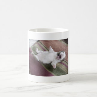 Lachender Bulldoggen-Welpe Kaffeetasse