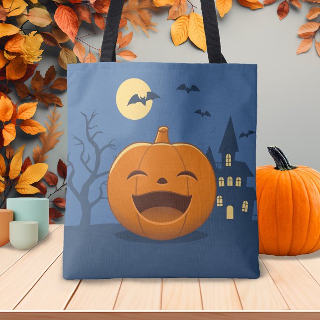 Lachender Halloween-Kürbis Tasche (Von Creator hochgeladen)