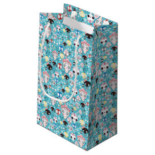 Lachender Schädel der Beschaffenheit Kleine Geschenktüte