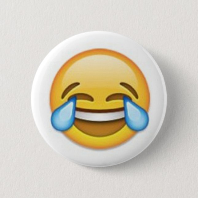 Lachendes Emoji Button (Vorderseite)