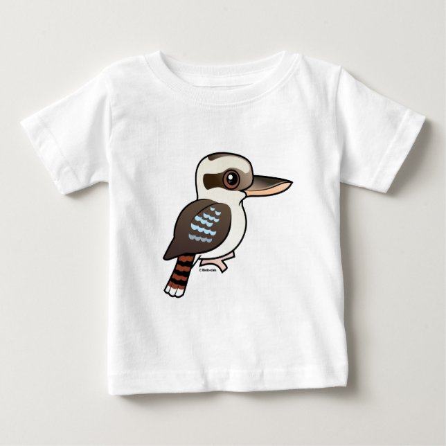 Lachendes Kookaburra Baby T-shirt (Vorderseite)
