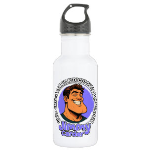 Lächerlich gutaussehender Mann Pop Art Edelstahl Edelstahlflasche