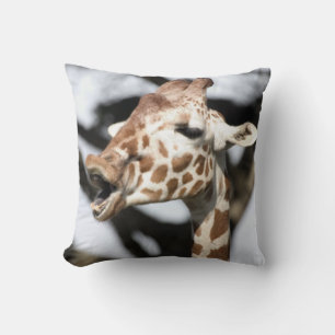 Lachhaft gesichtige Giraffe, San Francisco Kissen