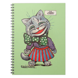 Laching Cat, Louis Wain Notizblock