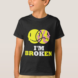 Lächle, dass ich gebrochen bin Unsichtbare Krankhe T-Shirt