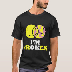 Lächle, dass ich gebrochen bin Unsichtbare Krankhe T-Shirt