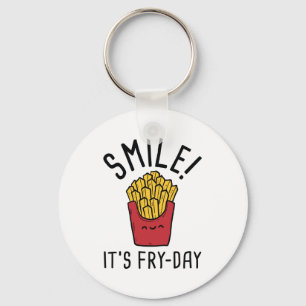 Lächle! Es ist der Fry-Day Schlüsselanhänger