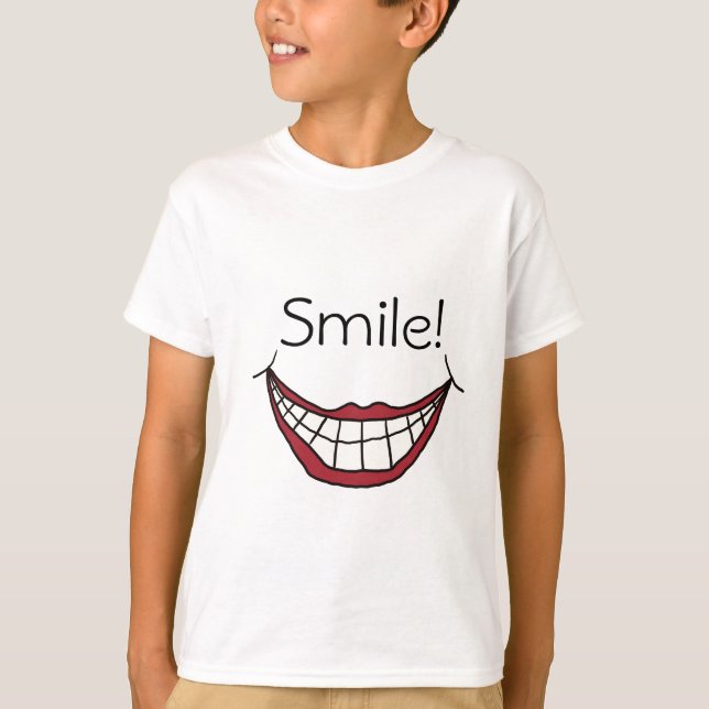 Lächle! T-Shirt (Vorderseite)