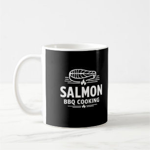 Lachs BBQ Kochen Meeresfrüchte Grill Kaffeetasse