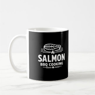 Lachs BBQ Kochen Meeresfrüchte Grill Kaffeetasse