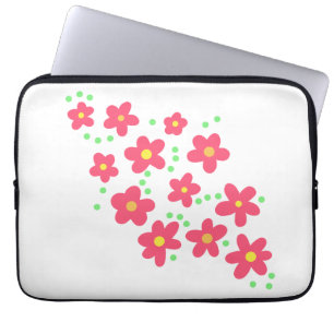 Lachs-Blume Laptopschutzhülle