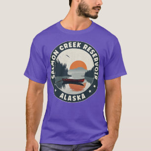 Lachs Creek Reservoir Alaska Sunset TShirt
