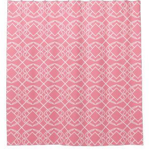 Lachs Diamond Cello trellis Duschvorhang