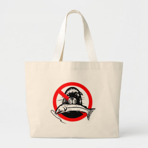 Lachs-Dieb-Cotton-Tasche Jumbo Stoffbeutel