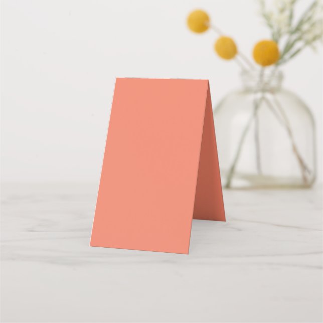 Lachs #F38367, Pink Daisy Terminkarte (Rückseite)
