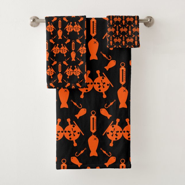 Lachs Fischen Alaska Badhandtuch Set (Insitu)