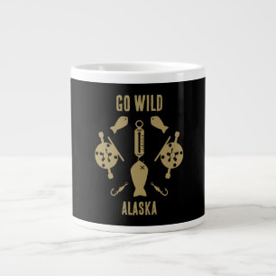 Lachs Fischen Alaska Jumbo-Tasse
