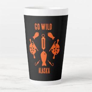Lachs Fischen Alaska Milchtasse