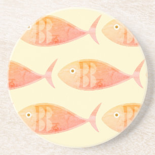 Lachs Fish Group Getränkeuntersetzer