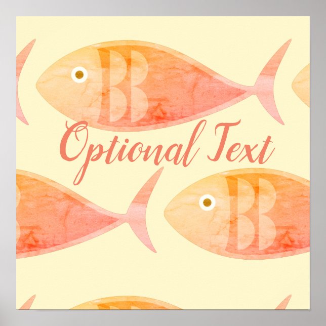 Lachs Fish Group Poster (Vorne)