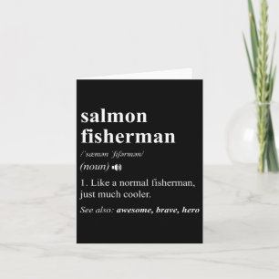 Lachs Fisherman Definition Lachsfischerei Karte