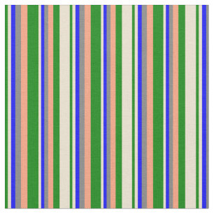 Lachs, grün, beige, blau, grau und leicht stoff