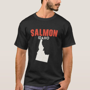 Lachs Idaho USA Staat Amerika Reisen Idahoan T-Shirt