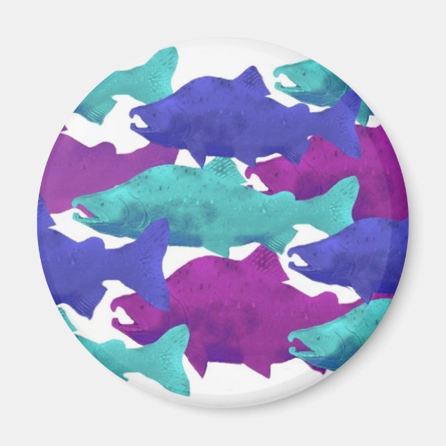 Lachs Magnet (Vorne)