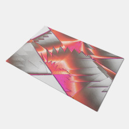 Lachs oder Pfirsich, extrem grob digitalisiert Fußmatte