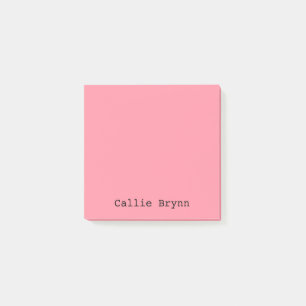 Lachs Pink Beruflich Minimalistisch Post-it Klebezettel