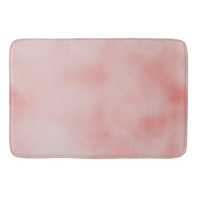 Lachs Pink Ombre Badematte (Vorderseite)